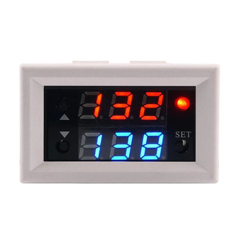 12V 20A T2302 Timing Delay Relay Module Cycle Timer Digital LED Dual Display 
