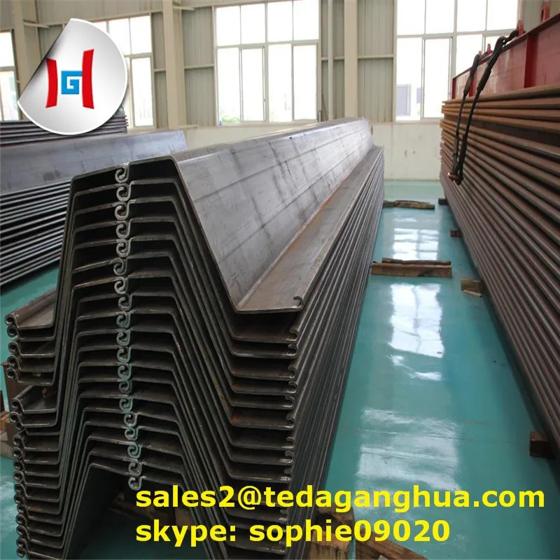 400*100/400*125 Size U Shape/type Hot Rolled Steel Sheet Pile - Buy Hot ...