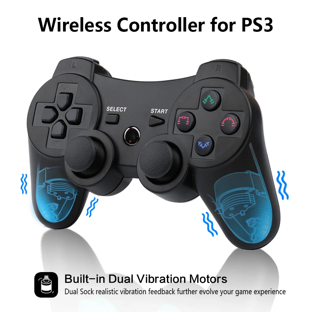 Free Shipping Wireless Joystick Ps3 Game Controller For Sony Ps3 Remote