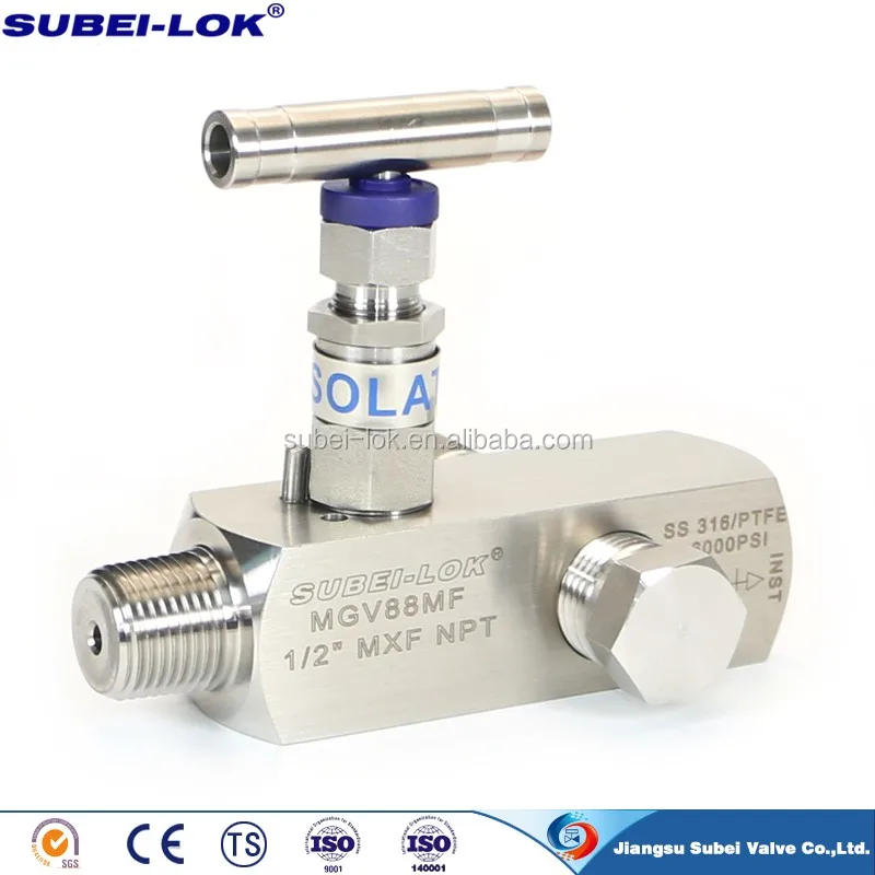 1/2" Inch Multiport Stainless Steel 304 Gas Needle Valve Buy 1/2