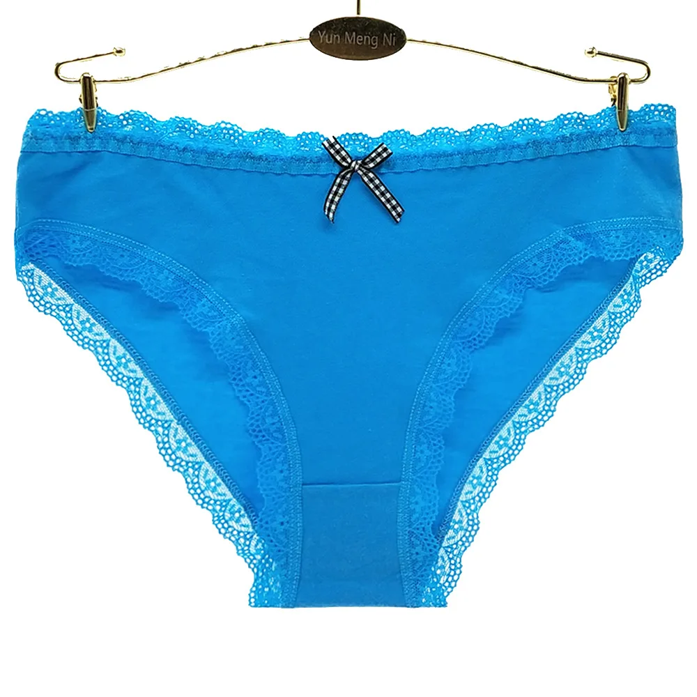 Pure Color 95 Cotton 5 Spandex Cute Lovely Girls Underwear Panties