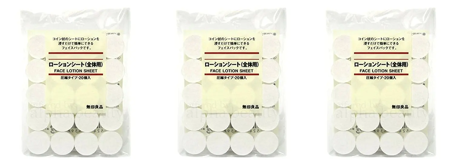face lotion sheet