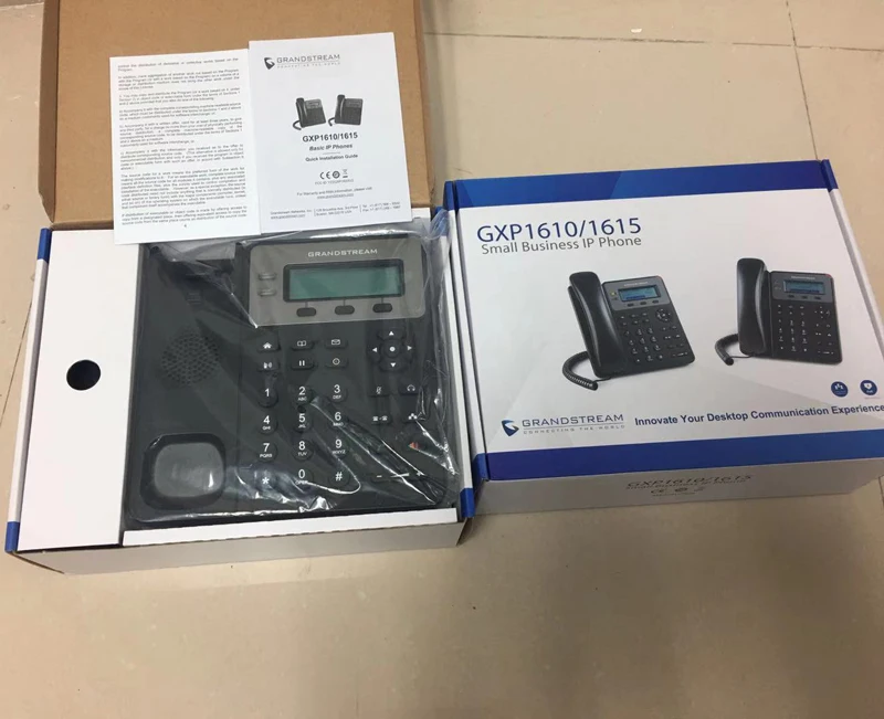 Low Cost Sip Voip Grandstream Gxp1610/15 Basic Ip Phone,Stock Ready To