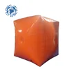 Customized Logo 2M Cube Shape Inflatable Water Floating Buoy Square Swimming Air Buoy For Race Remark