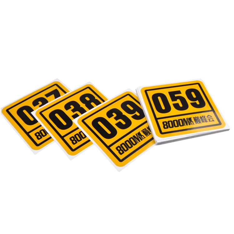 Car Number Anti Radar Sticker Custom Adhesive Vinyl Body Stickers Logo ...