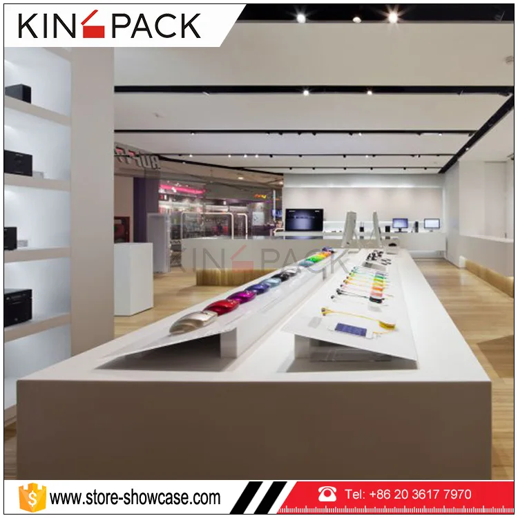 Shop Fittings And Display Wood Display Stand For Computer Fittings Mdf