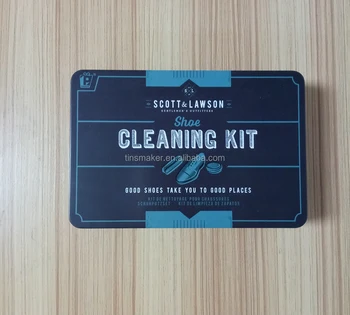 shoe cleaning tin