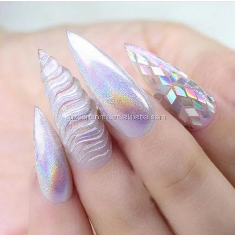 Senboma-diseños De Uñas De Unicornio Preencoladas,Estilete Para Uñas,Polvo  Acrílico - Buy Unicorn Nails,Stiletto Press On Nails,Nails Acrylic Powder  Product on 