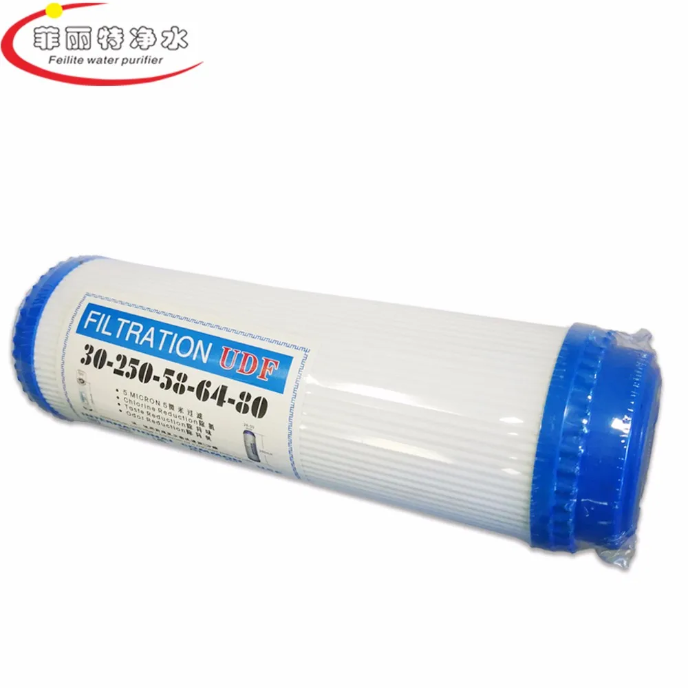 10 Inch Filtritration Udf Particles Activated Carbon Filter Cartridge