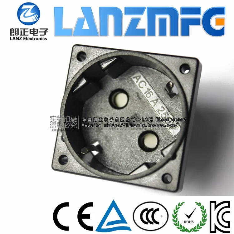 250v 10a Ac Power Socket Korean Socket Environmental Protection Flame