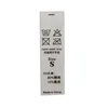 Customize TPU Transparent Tiny Printed label For Garments/Shoes/Scarfs