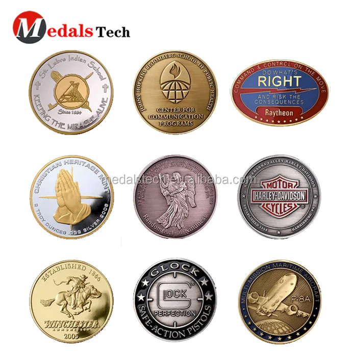 Wholesale cheap custom double sides gold islamic old coins