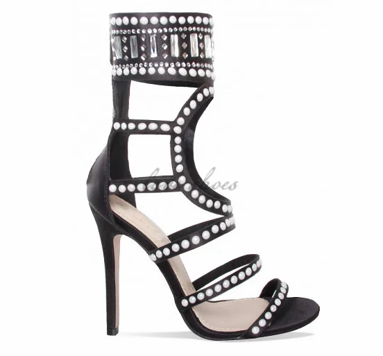 bling sandal heels