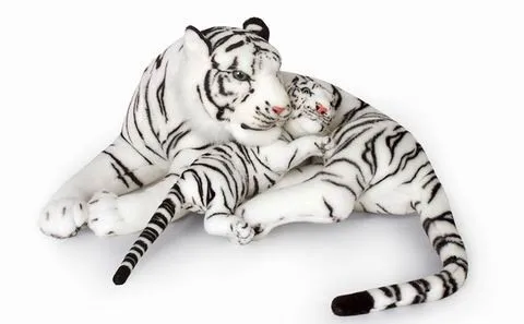 stuffed white tiger