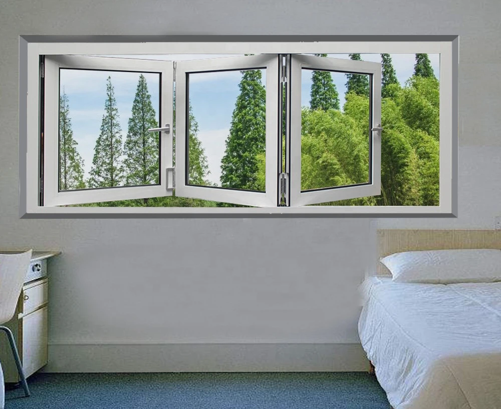 3 panel aluminum bifold windows