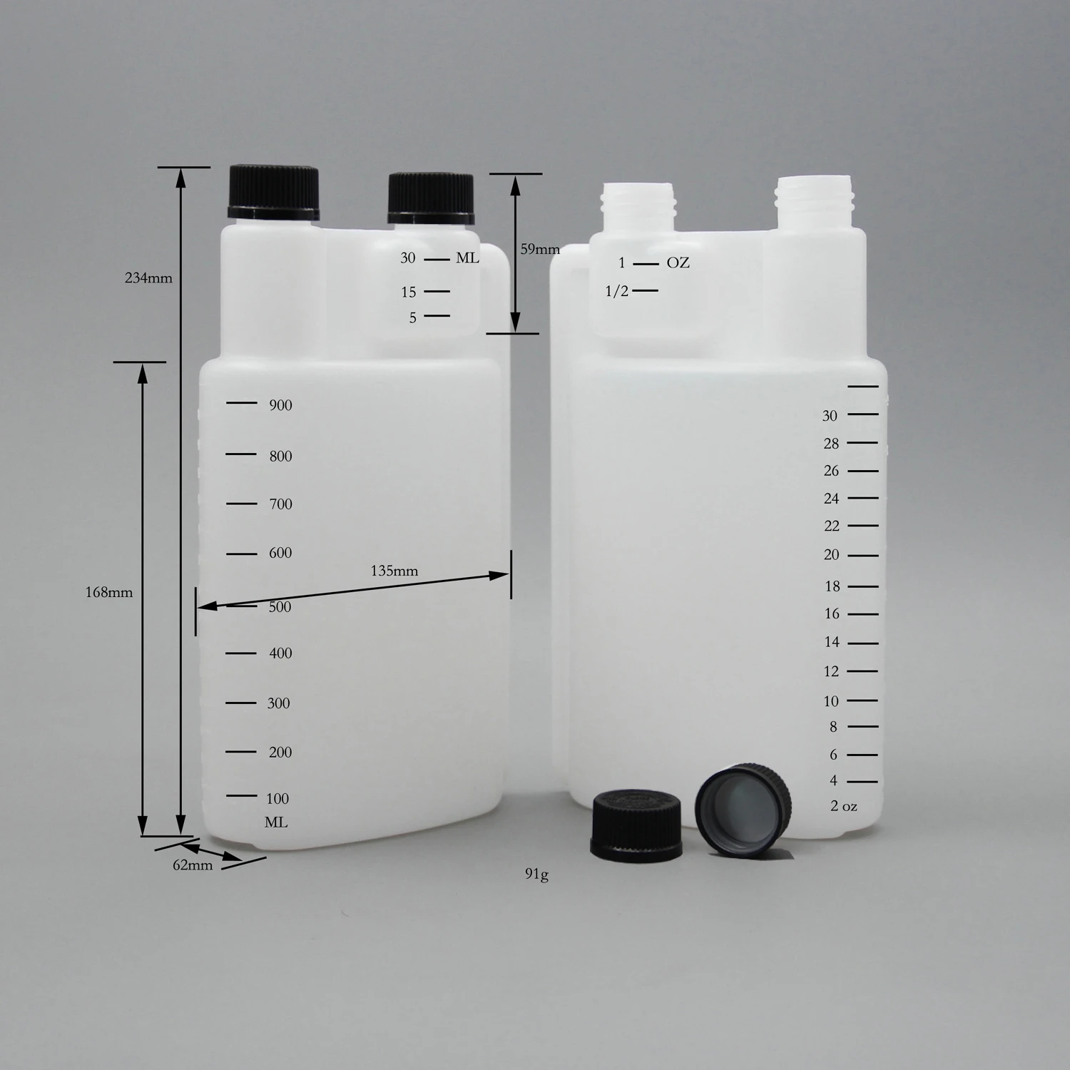 1000ml Plastic Dosing Bottle Two Chamber Bottle - Buy 1000ml Plastic ...