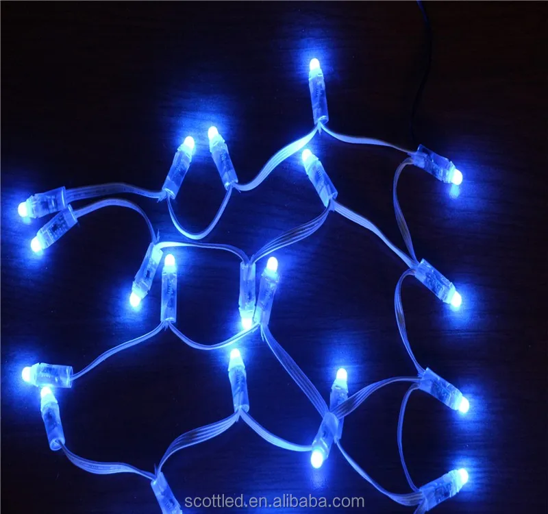 Led Icicle Lights Rain Drop Christmas Lights Addressable 12mm Diameter