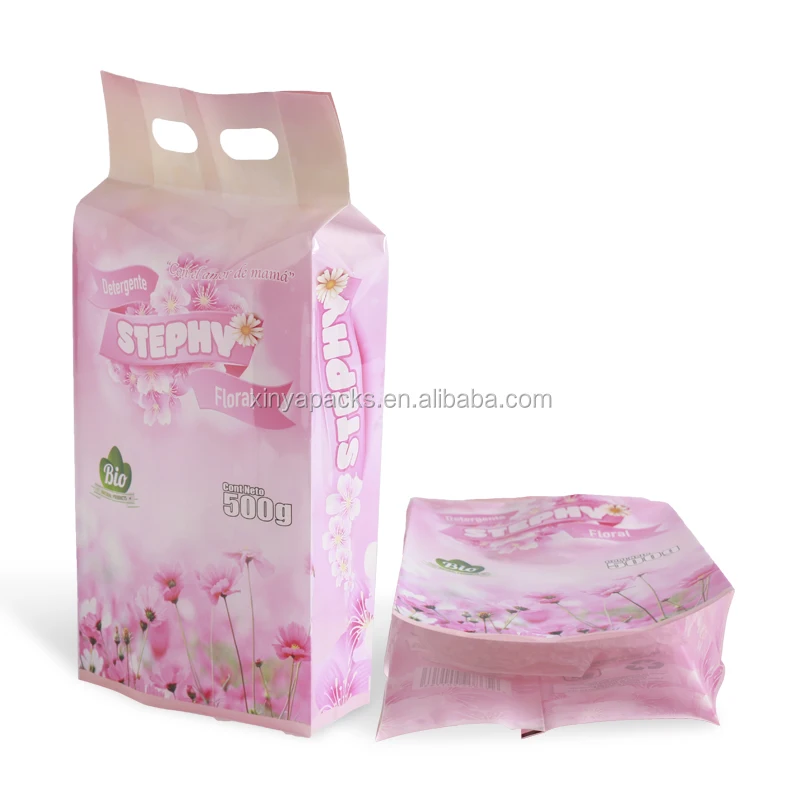 Printed Washing Powder Packaging Bag/laundry Detergent Packaging/plastic Side Gusset Packing