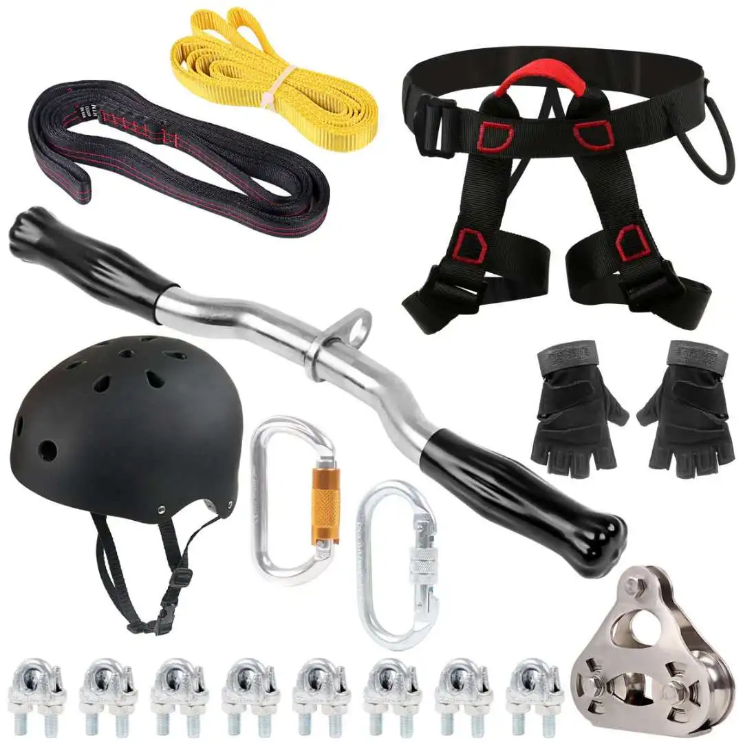 Izipline Heavy Duty Zip Line With Complete Accessories Ce & Rohs