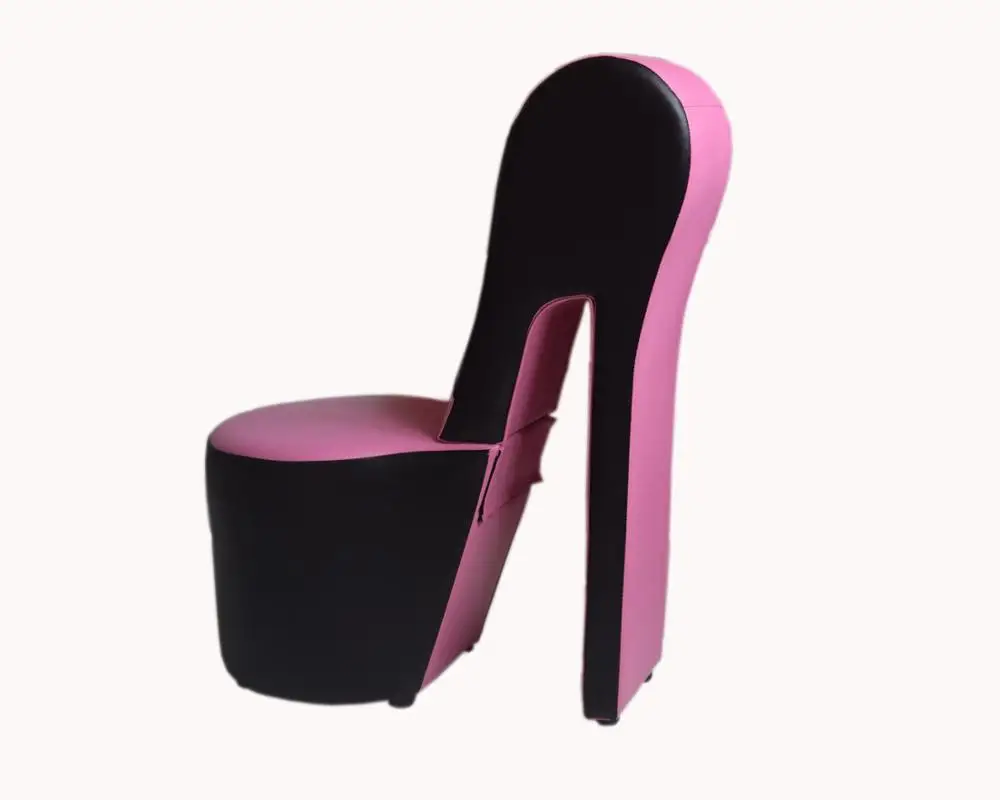 Cheap Modern High Heel Shoe Chair With Pink Shoelaces - Buy High Heel ...