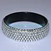 wholesale cheap plastic pave rhinestone bangle