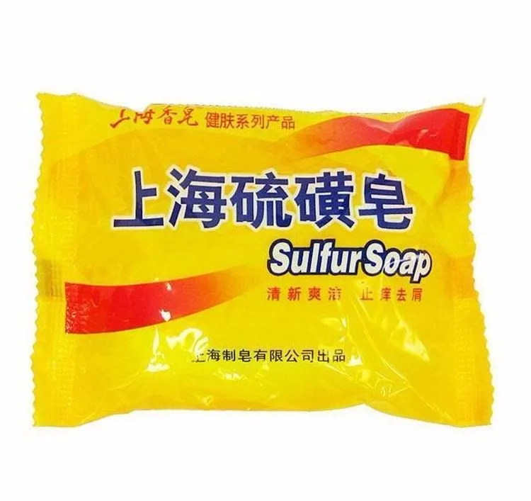 Sulfur Soap Mite Remover Soap Anti Fungal Scabies Acne Treatment Body  Lightening