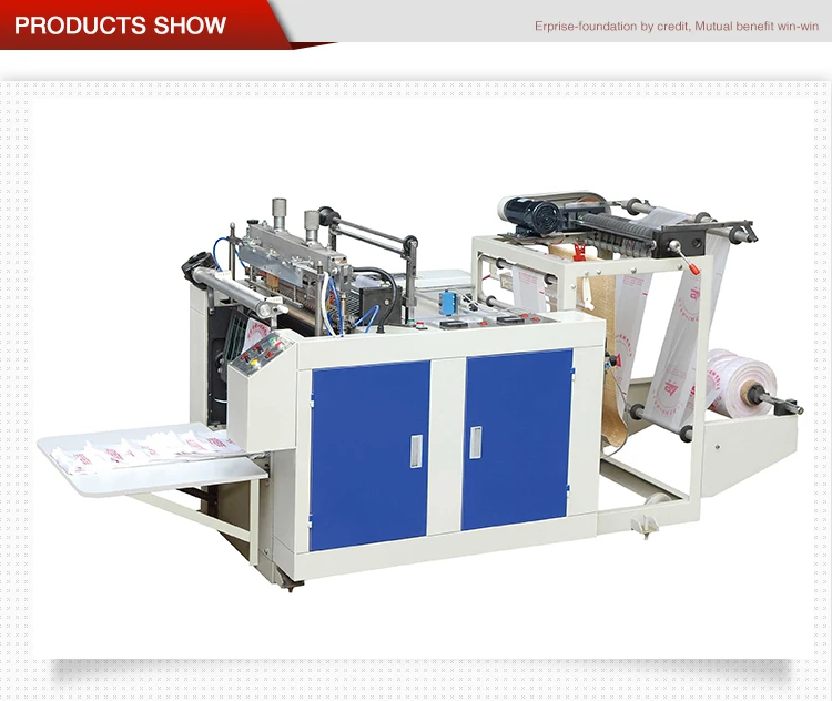 High Quality Single Line Hot Sealing Hot Cutting Plastic Bag Maker Machine For Fruit Bags Buy