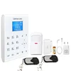 back up community security 1300ma li-lion battery built in Certified remote control gsm tcp/ip intruder alarm