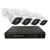 4CH POE NVR Security Camera System with 4x 1080P HD Security Camera Plug and Play Security IP camera System free APP