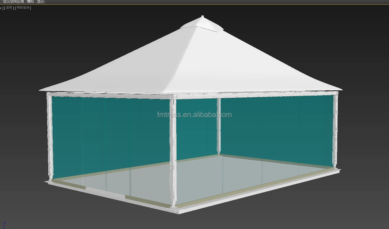 membrane structure tent for hotel
