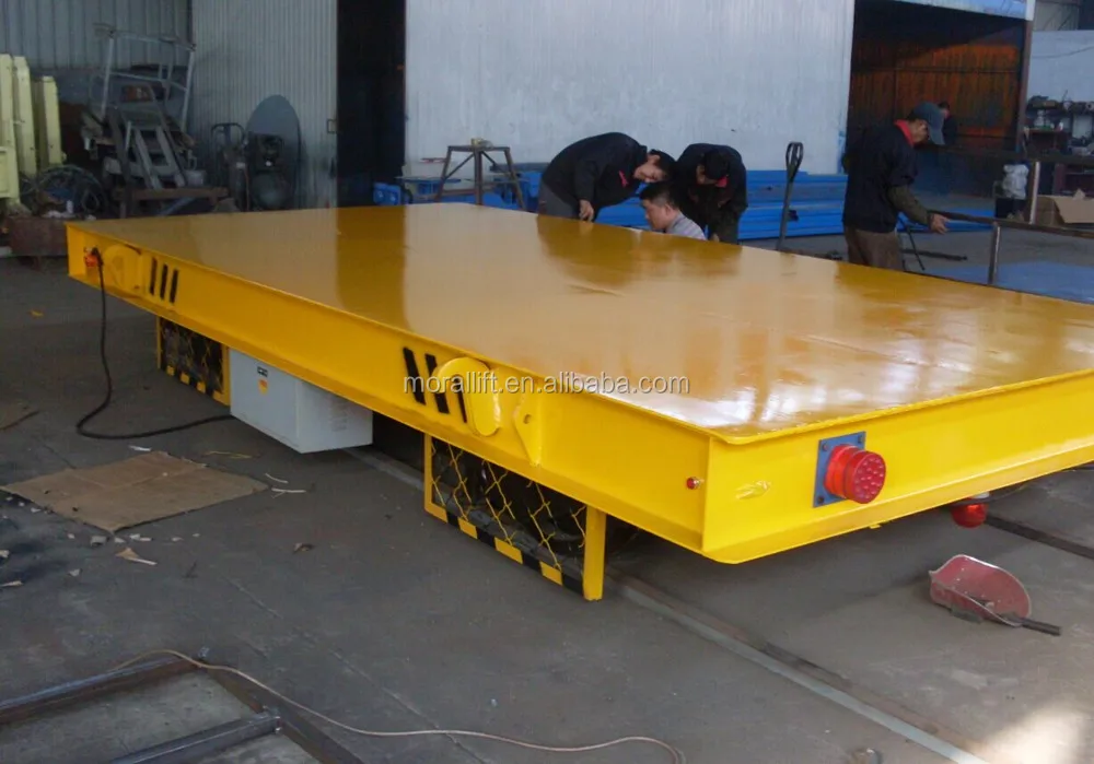 Industrial Material Handling Rail Transfer Car Trolleys/ Heavy Duty