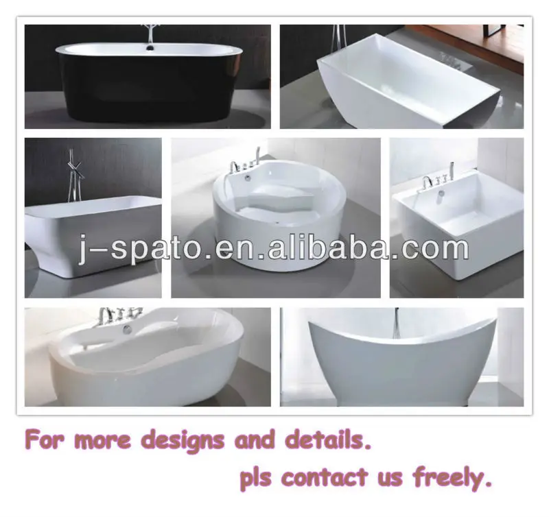 Cheap Simple Freestanding Very Small Bathtubs With Wooden Base Buy