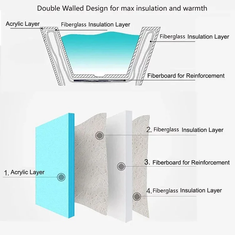 C6014 Sanitary Ware Very Small Deep Bathtub Freestanding Small Bathtub