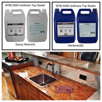 Ultra Clear Countertop Epoxy Coating Extremely Durable Table Top