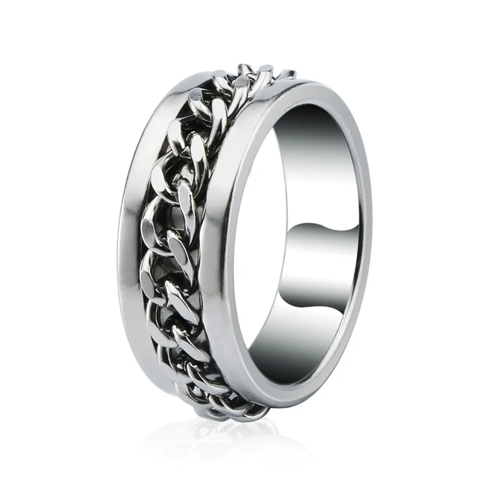 ZMY Men's Black Cross Ring – 316L Stainless Steel Fashion Jewelry For Men (Size 11) 1 thumbnail image