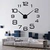 wall clock diy big size 130cm clock themes 3d clock