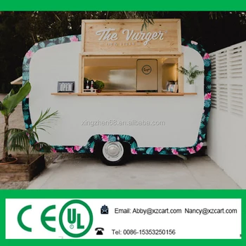 2018 New Design Food Van Ice Cream Cart For Sale Wooden Interior Wood Grain Color Wall Buy Food Van Street Food Kiosk Europe Food Truck Product On