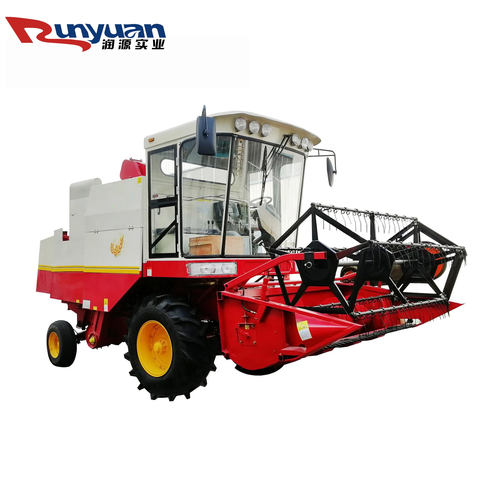 
Rice/Wheat/Beans Mini Combine Harvester Cutter Head Changed for Corn 