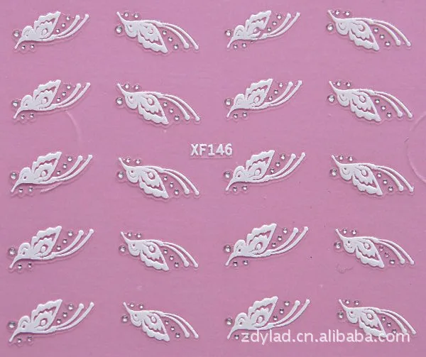 3D design Water Transfer Nails Art Sticker decals lady women manicure tools Nail Wraps Decals wholesale