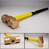 Brass spanner wrench slogging hammering tools with fiberglass handle