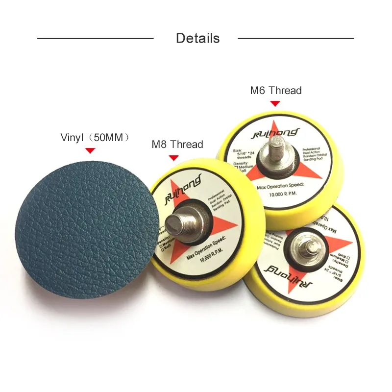 2 Inch Vinyl Sander Backing Pad Polishing Pad Sanding Pad For Psa Self