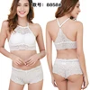 Womens High Neck Lace Bralette, padded racerback camisole bra