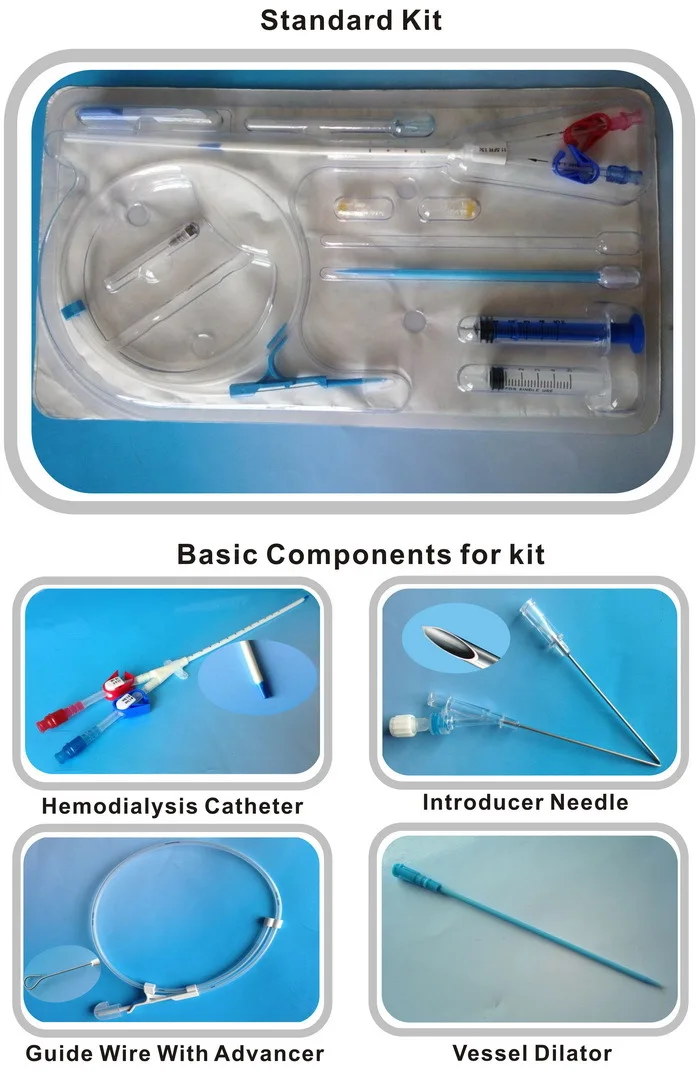 Disposable Hemodialysis Catheter Kit