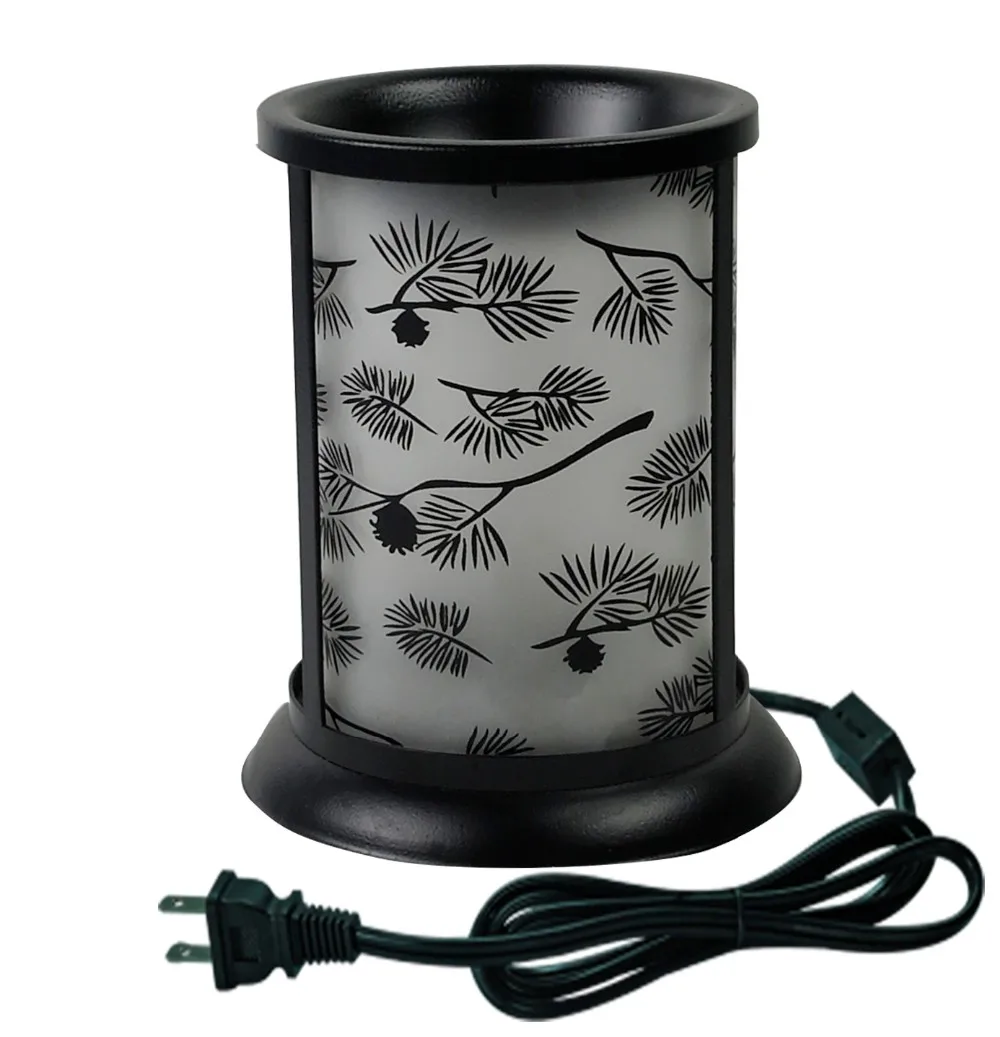 Metal And Glass Electricity Fragrance Oil Burner Electric Wax Warmer