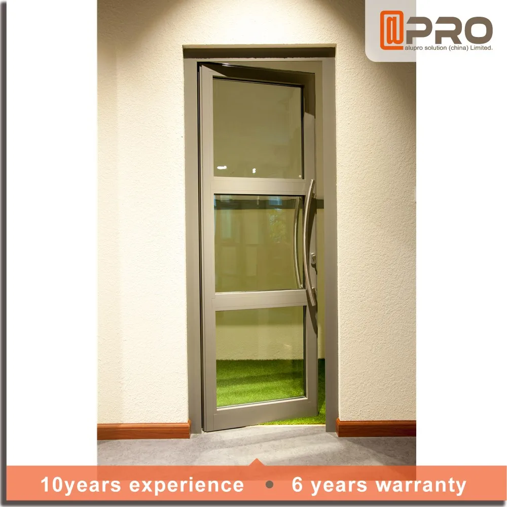 Aluminium Double Glass Dutch Lowes Interior Doors With Glass Inserts