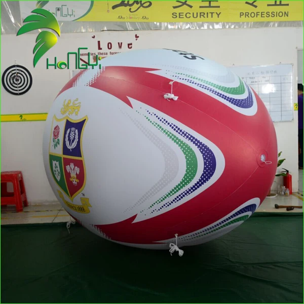 Hot Sale Custom Design Inflatable Floating Rugby Ball Giant Inflatable