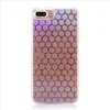 For iPhone 7plus/8plus Mobile Phone Case Fish Scale/Triangle/Polygon Customized Liquid Back Cover