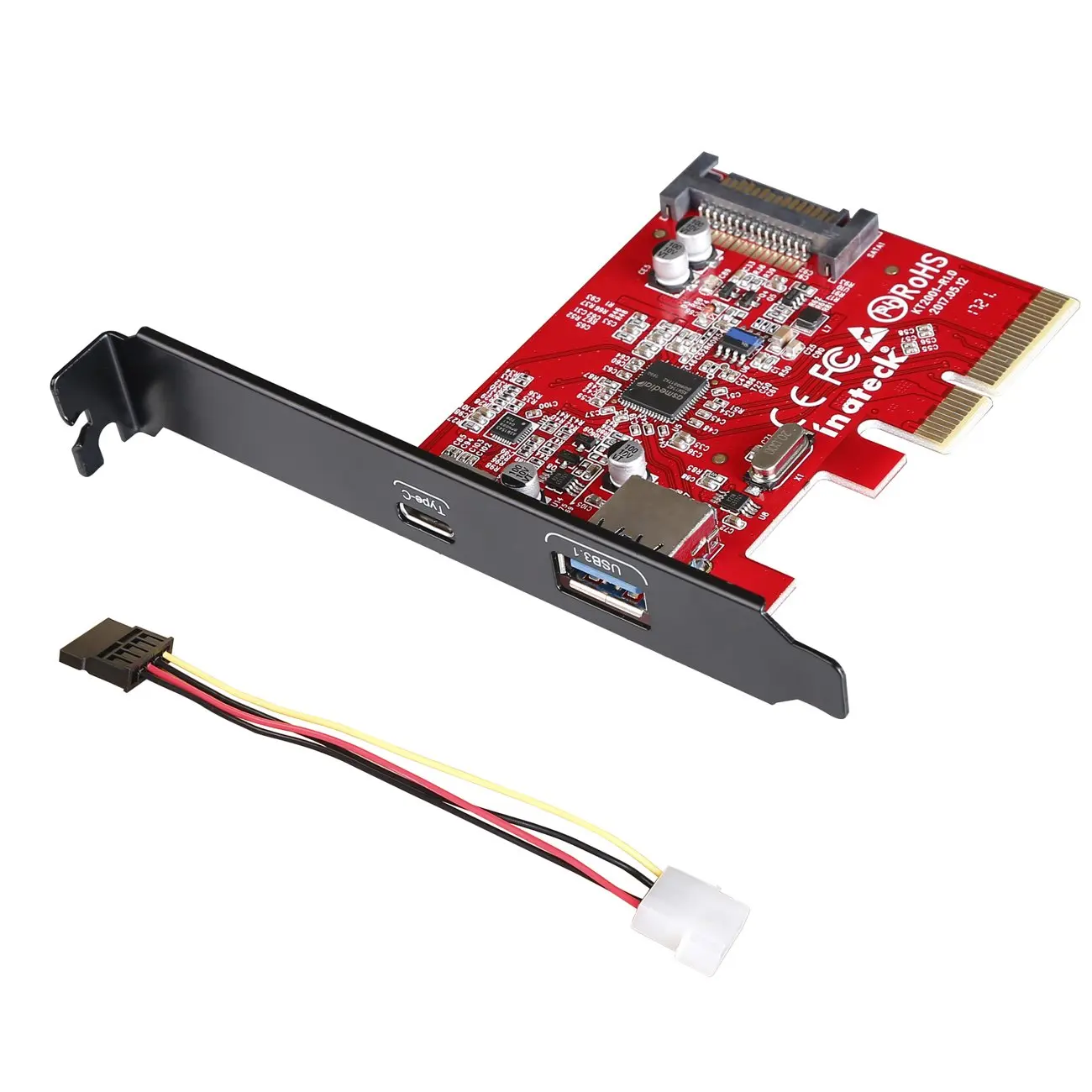Buy Inateck Superspeed 4 Ports PCIE to USB 3.0 Expansion Card Interface USB 3.0 4Port
