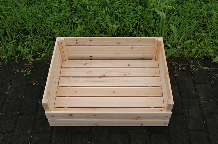 户外木制宠物床