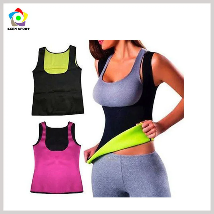 Women Sweat Slimming Vest For Workout Weight Loss Hot Neoprene Sauna ...